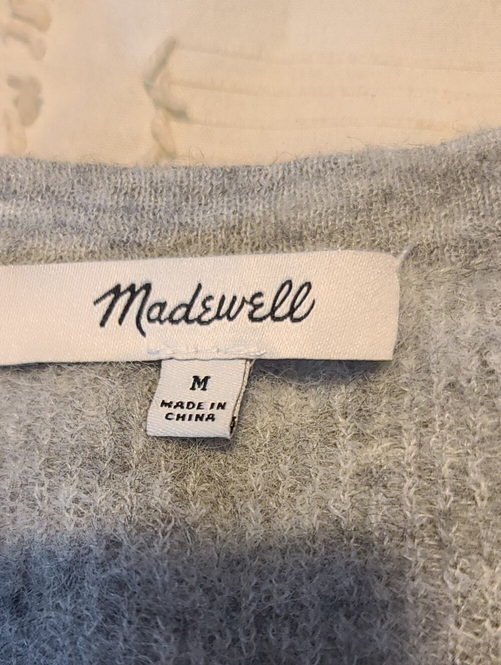 Madewell Alpaca Blend Cropped Sweater Med - Picture 4 of 5
